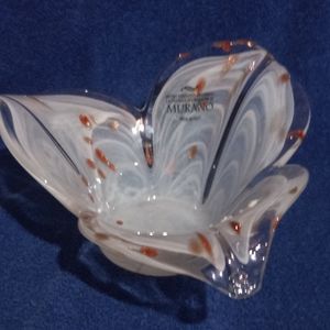 VETRO ESEGUITO SECONDO MADE IN ITALY ART GLASS DISH